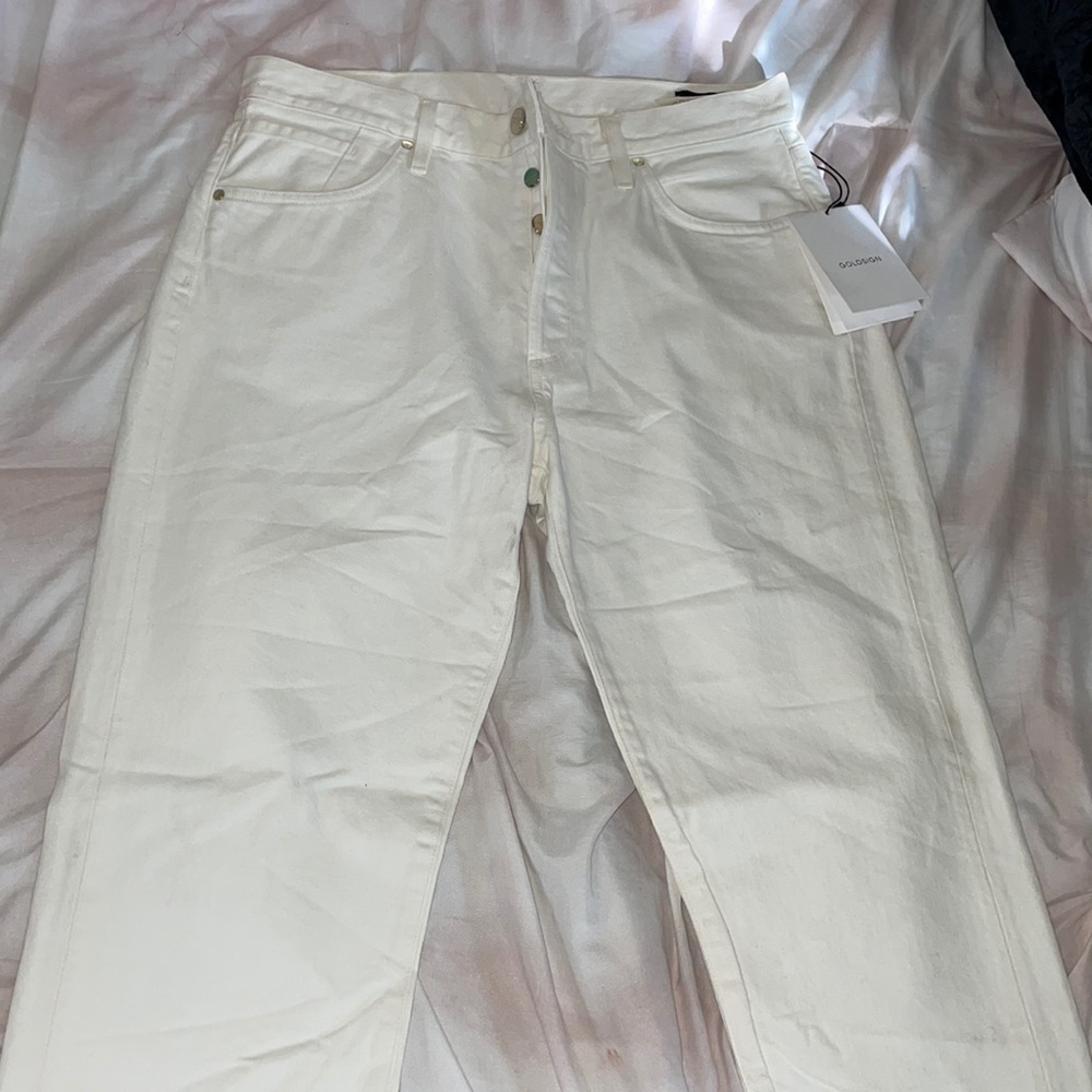 NWT Goldsign High Rise Relaxed Straight jeans